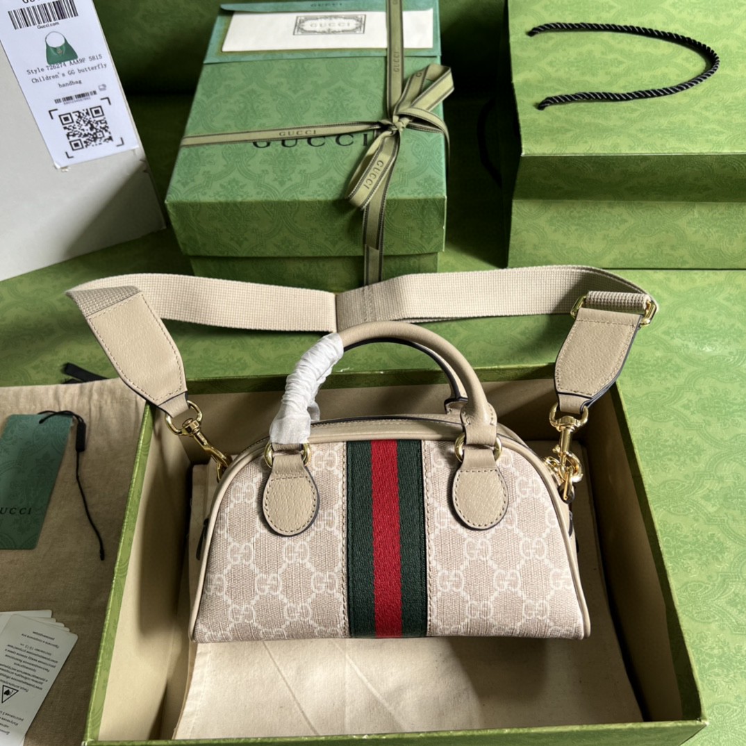 G*u*i ophidia mini gg top handle bag