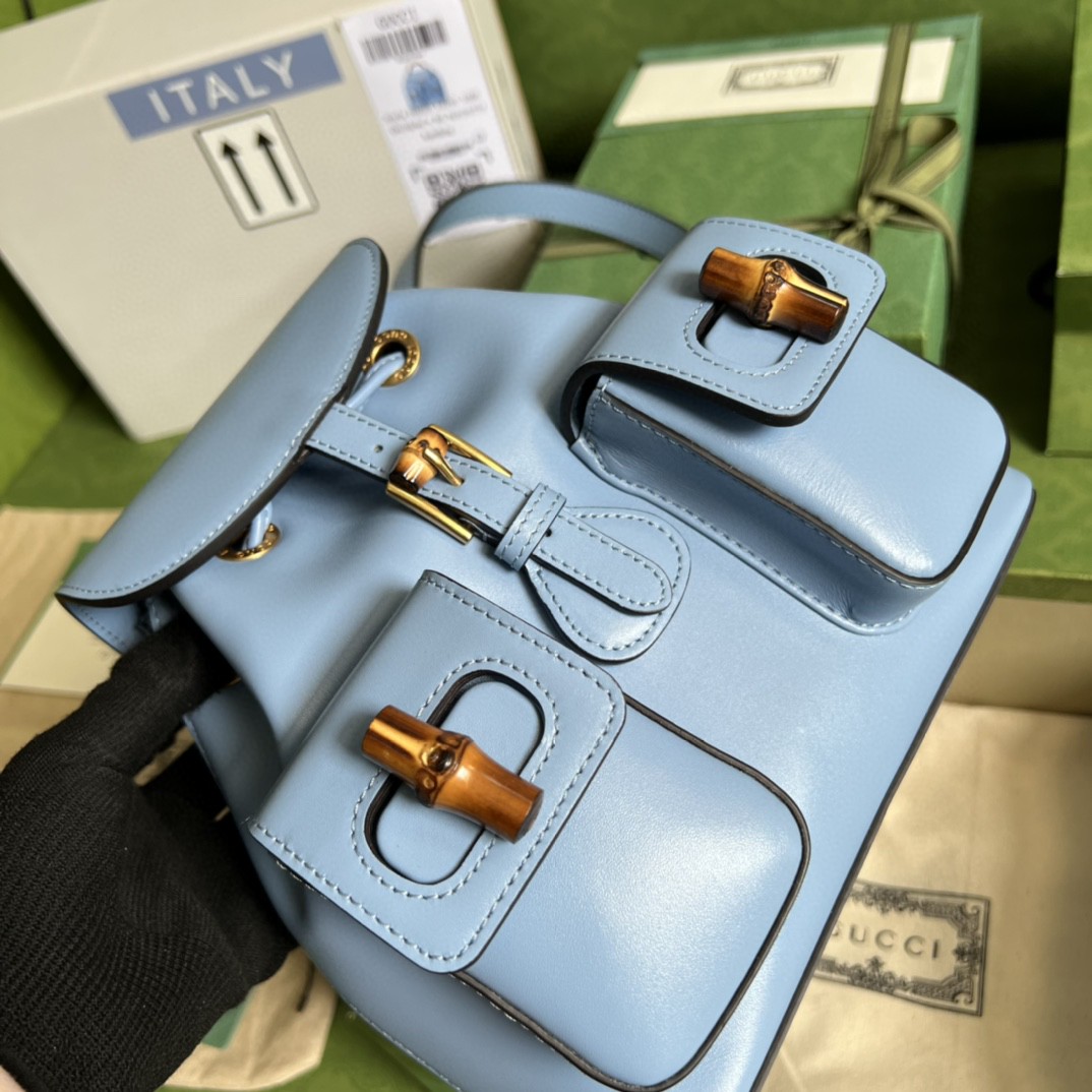 G*u*i bamboo small backpack