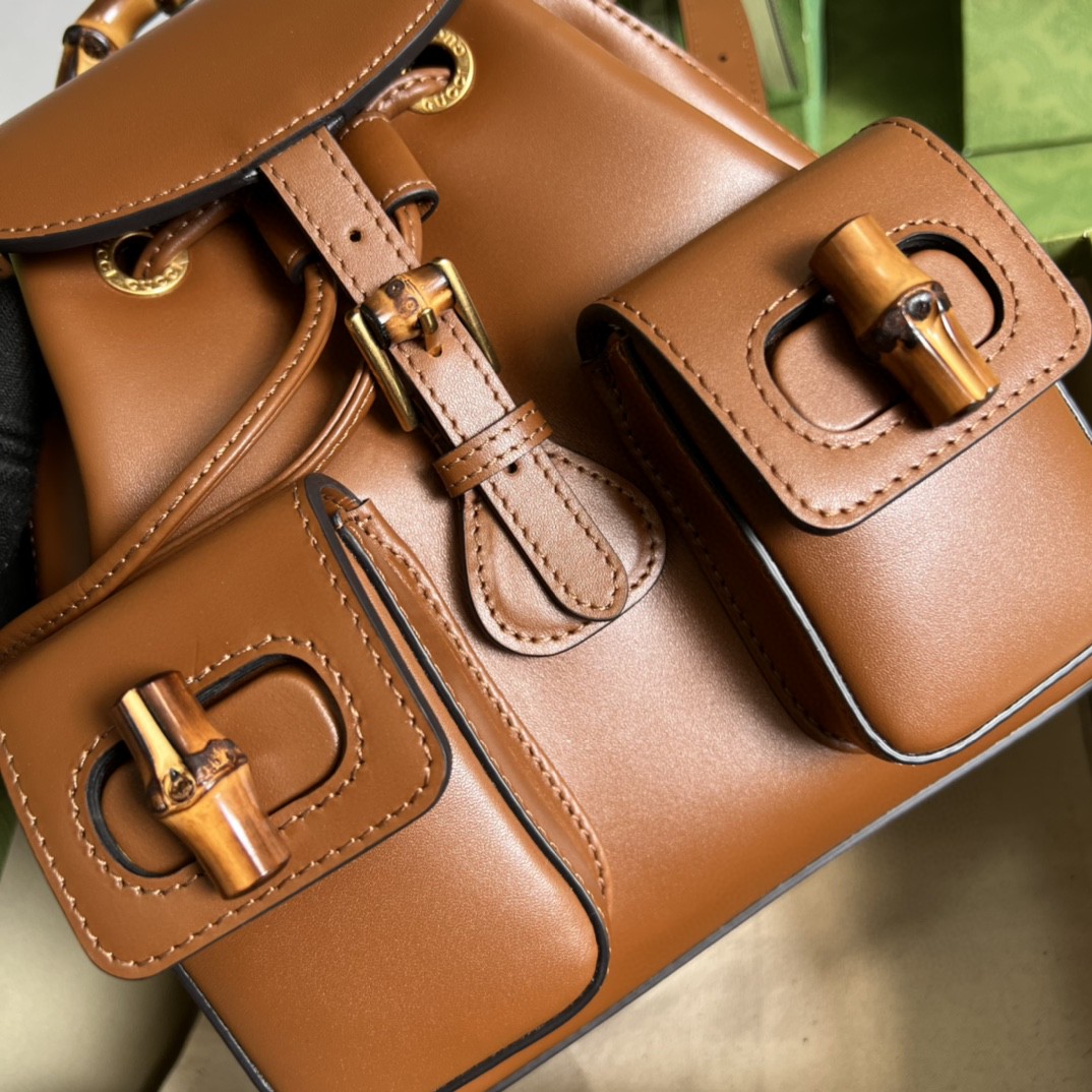 G*u*i bamboo small backpack