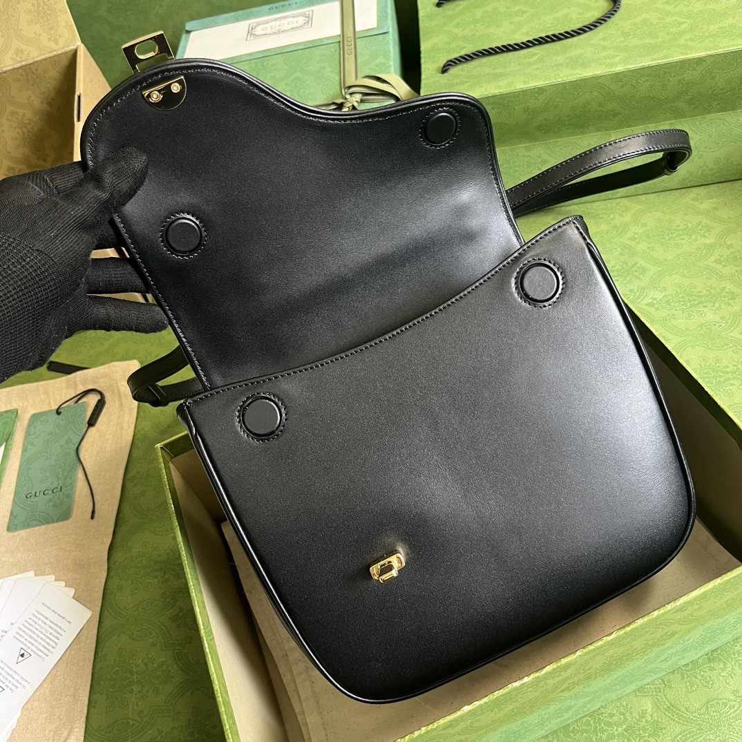 G*u*i equestrian inspired shoulder bag