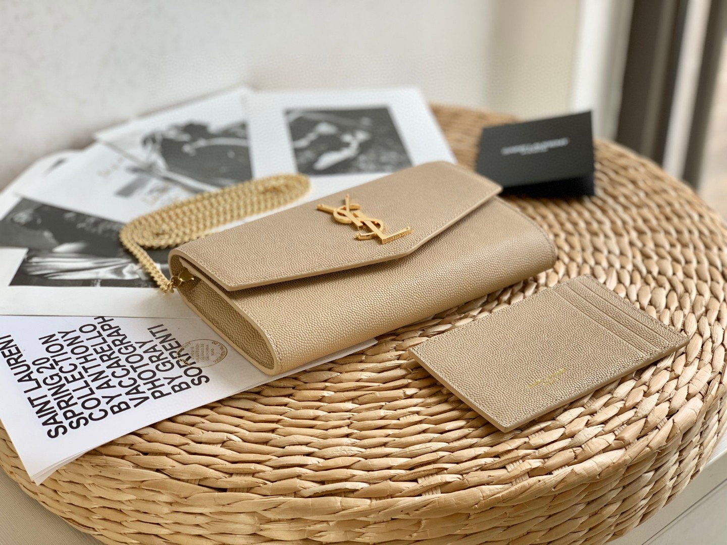 YSL uptown wallet