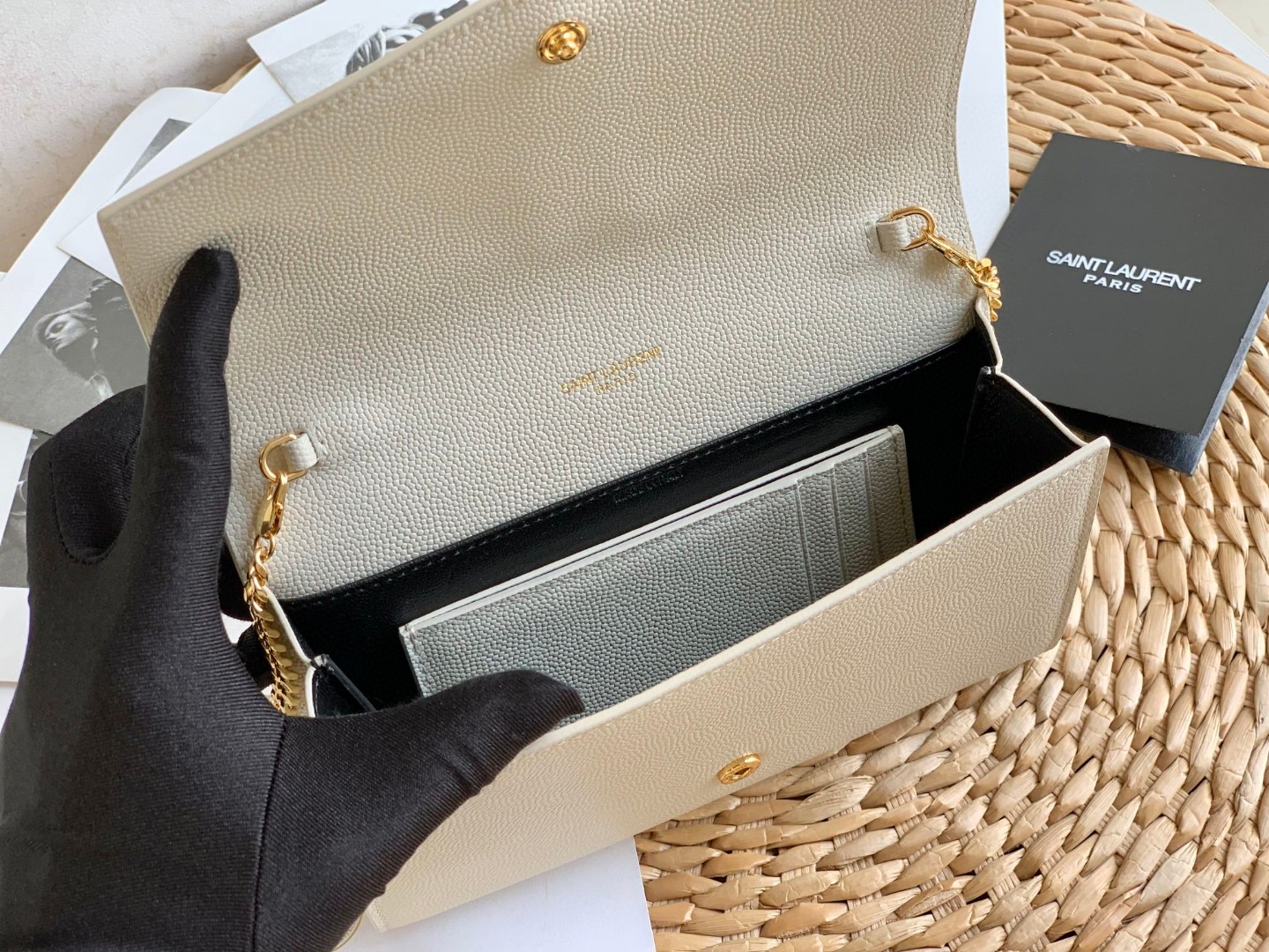 YSL uptown wallet