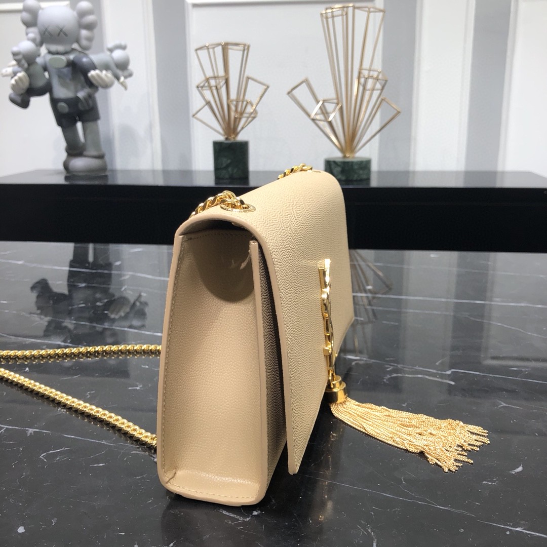YSL KATE MEDIUM CHAIN BAG WITH TASSEL
