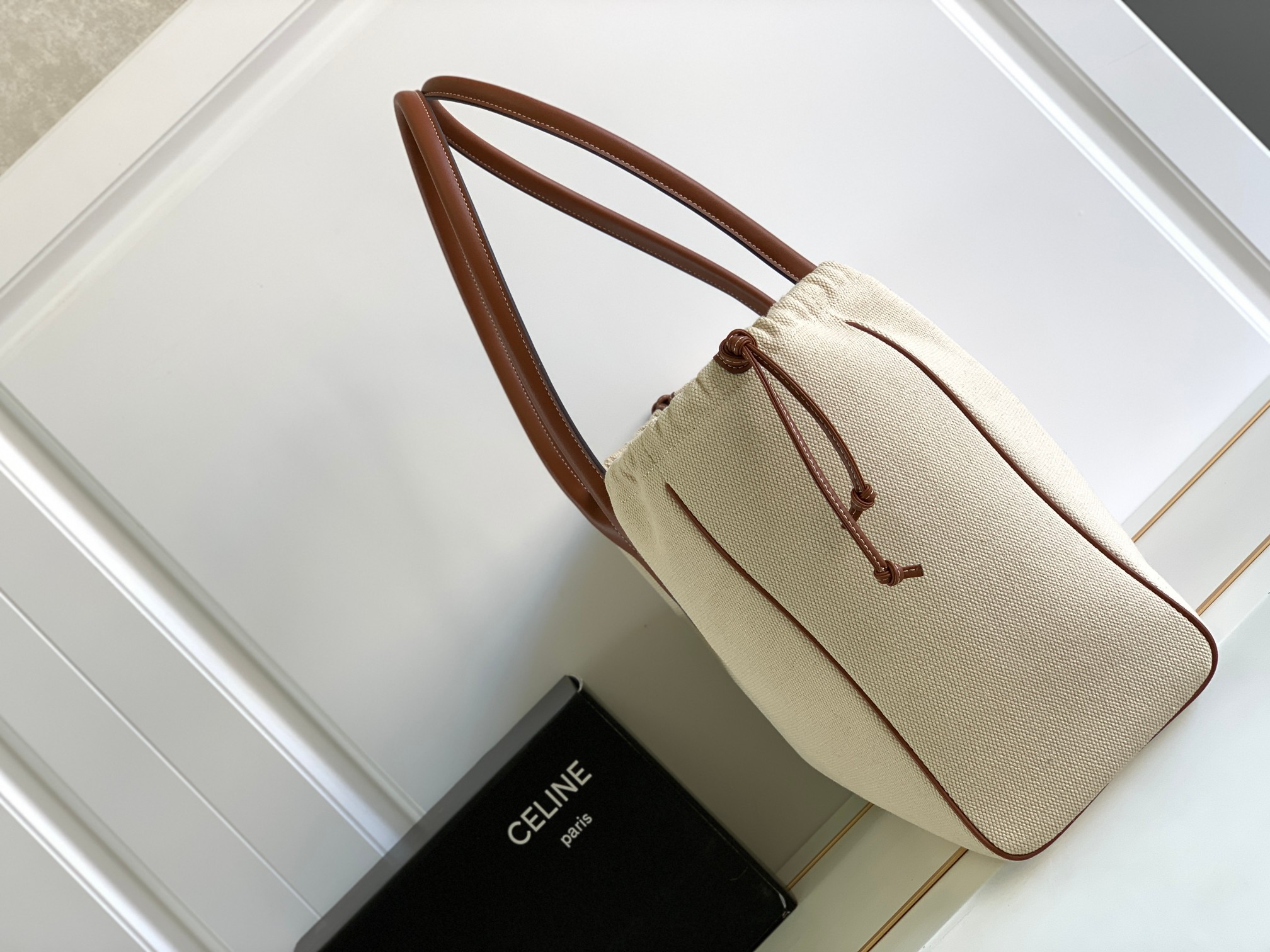 Ce**e Ce**e cabas drawstring cuir