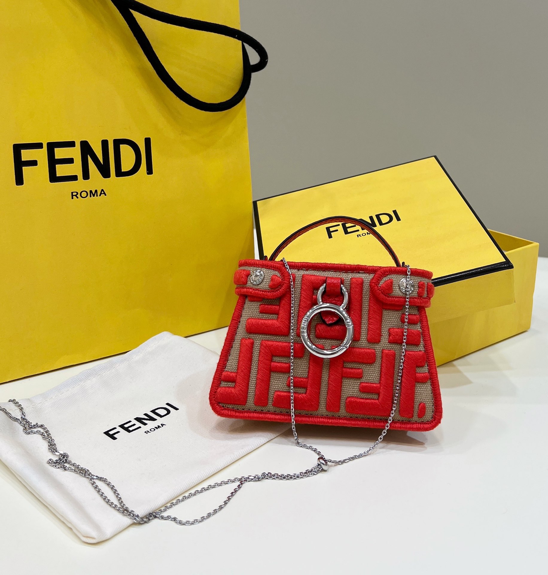 F**di peekaboo nano bag