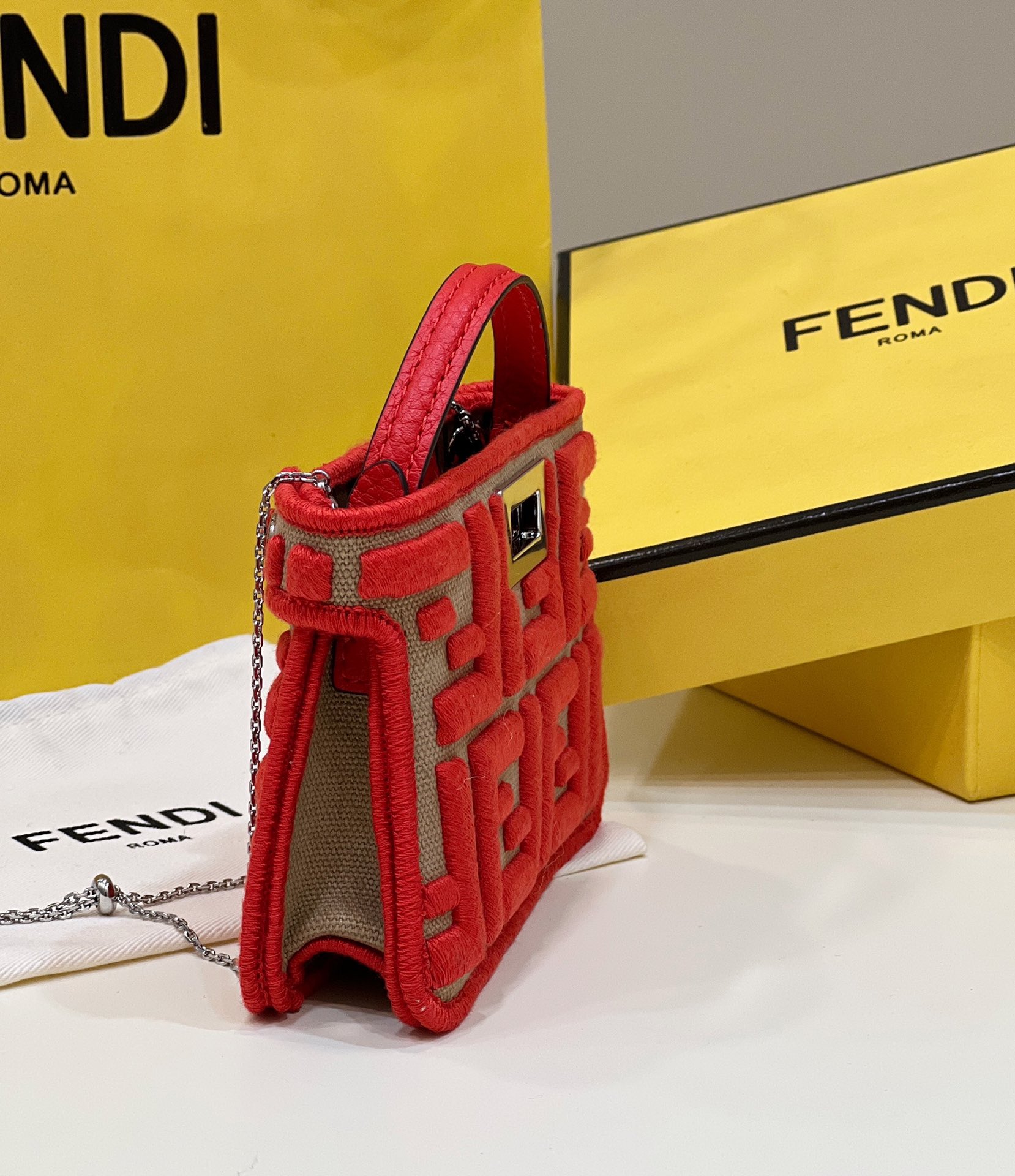 F**di peekaboo nano bag