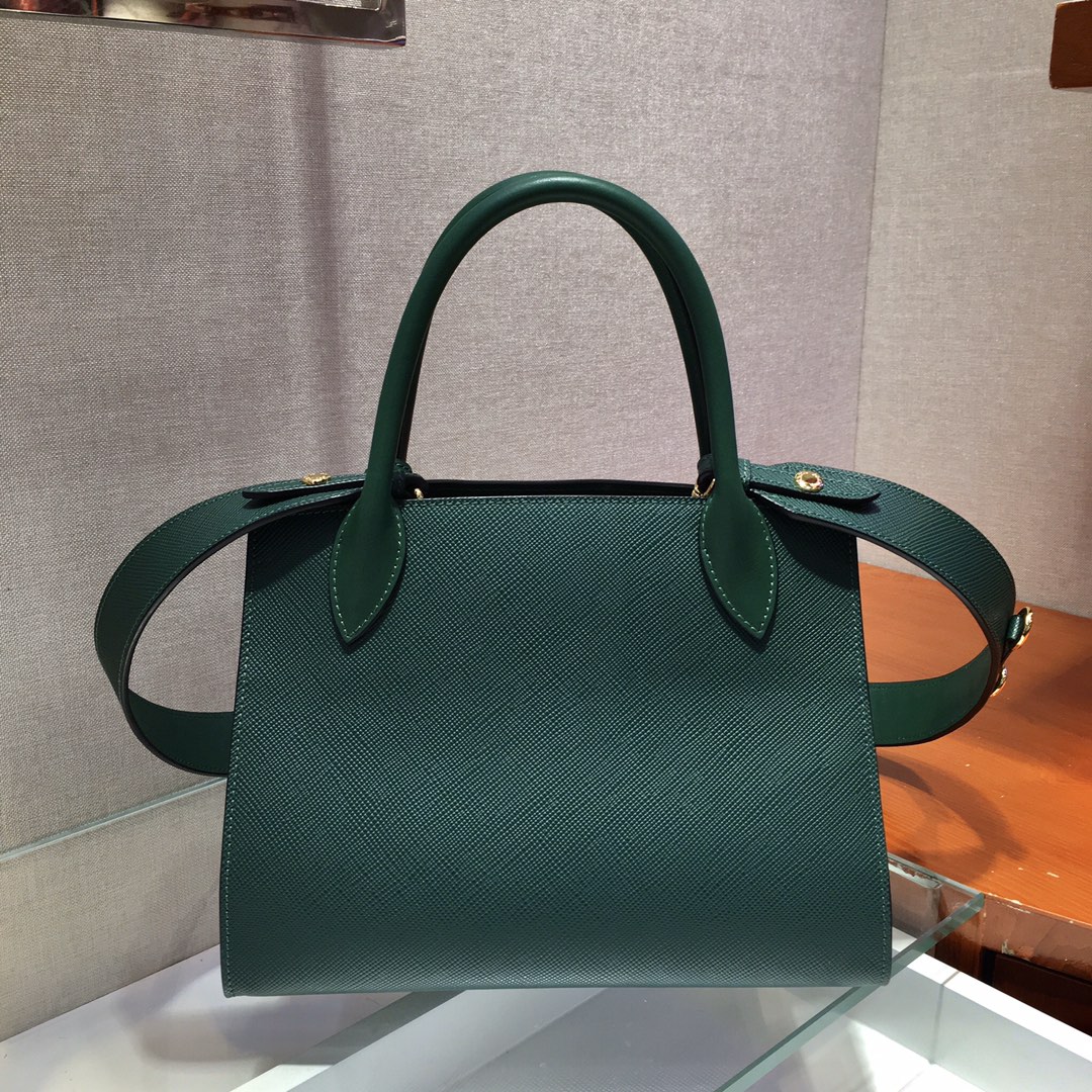 pra*a monoCh*0me small saffiano bag