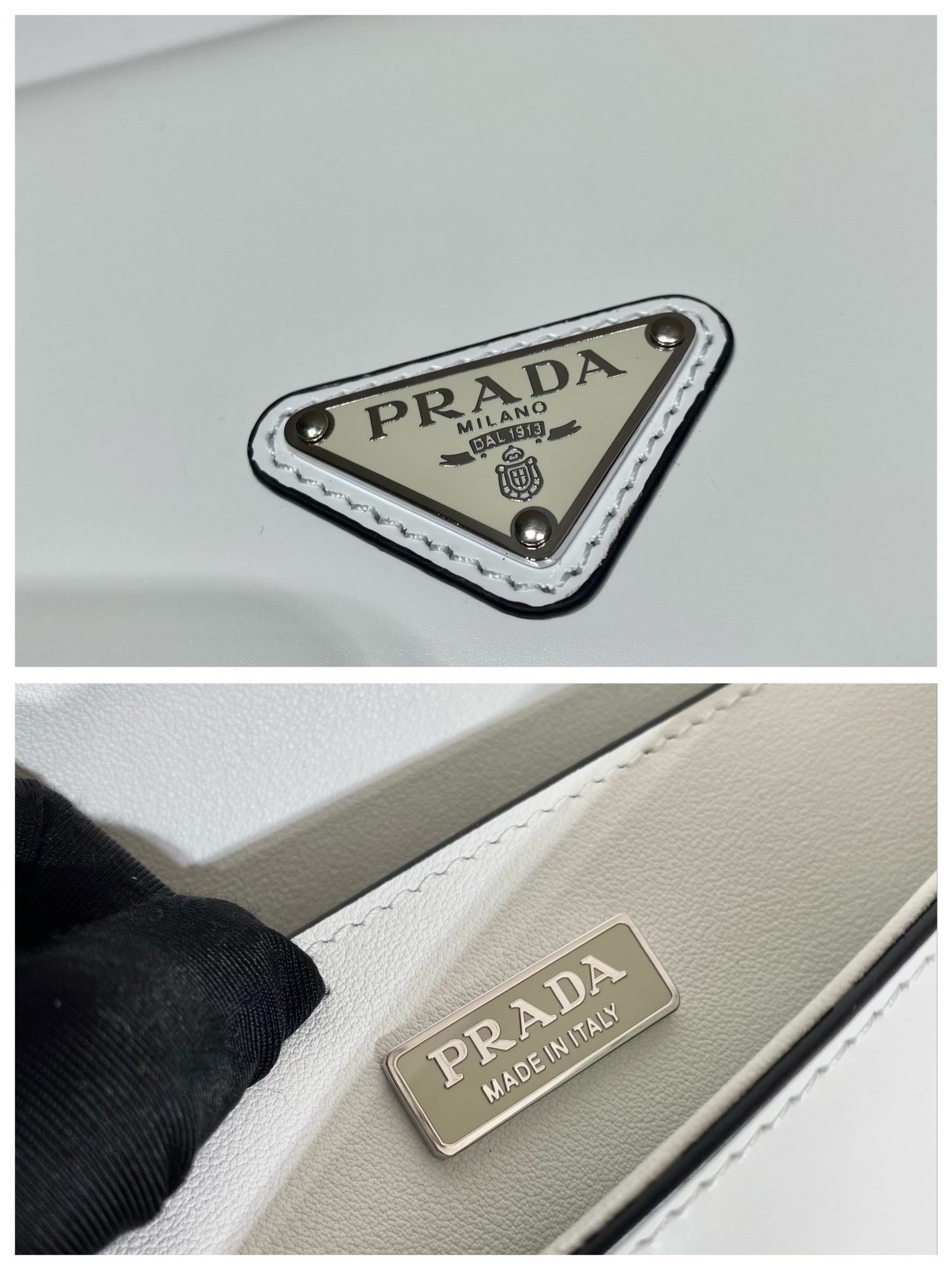 Pra*a brushed leather Pra*a femme bag