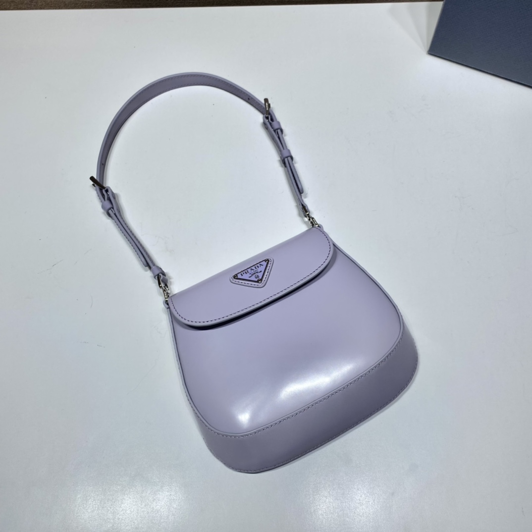 Pra*a cleo brushed leather mini bag