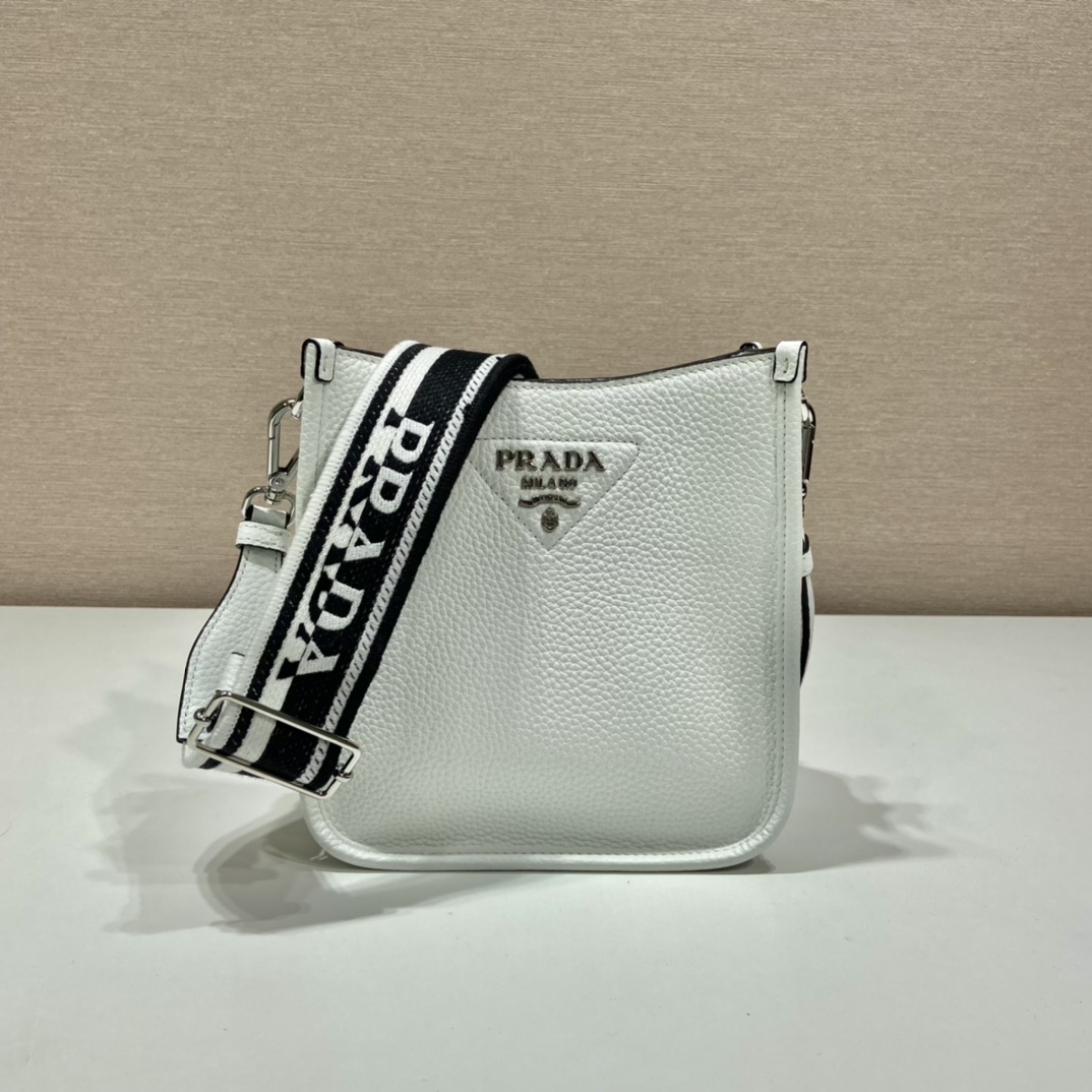 Pra*a leather mini shoulder bag