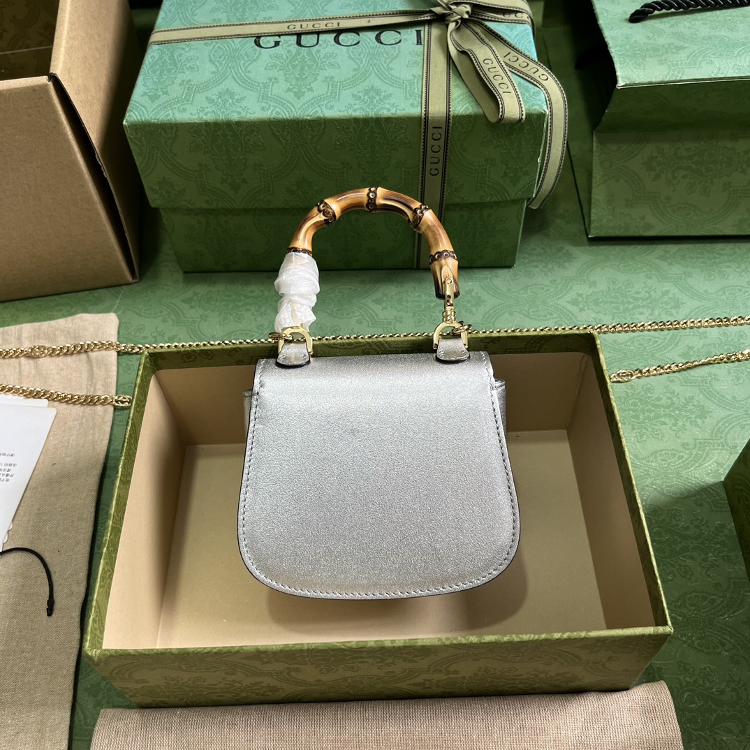g*u*i bamboo 1947 S*per mini bag