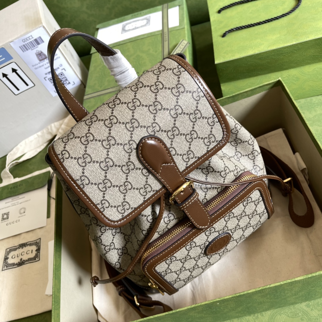 G*u*i backpack with interlocking g