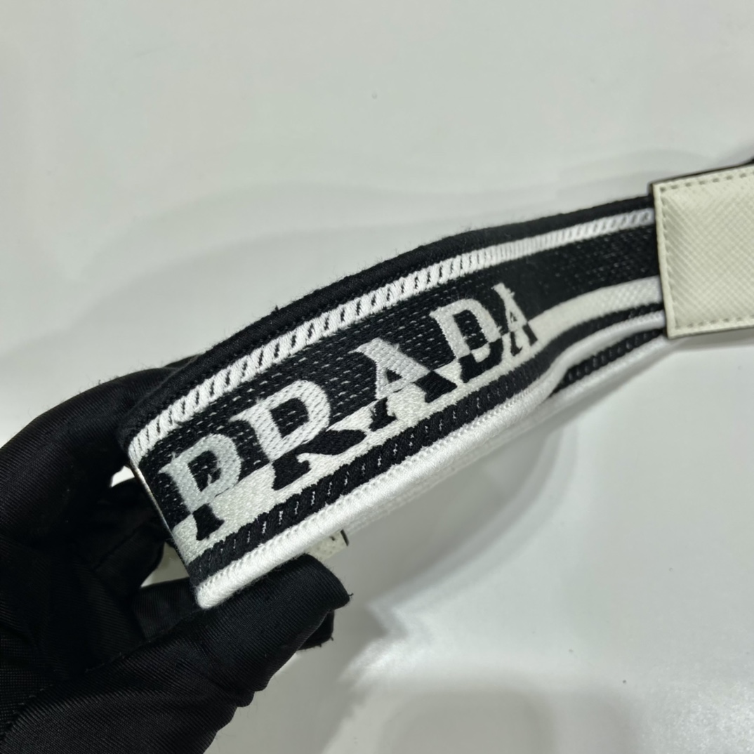 Pra*a saffiano leather shoulder bag